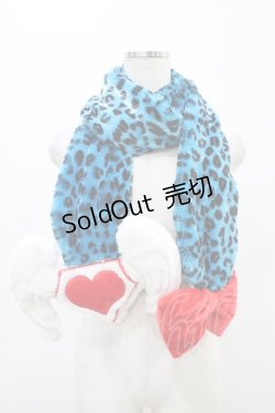 画像1: SUPER LOVERS / マフラー  青 H-25-09-11-1009-PU-ZA-KB-ZH