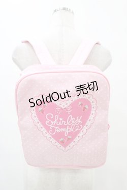 画像1: Shirley Temple / ハートドットリュックサック  ピンク H-25-09-11-1013-ET-BG-KB-ZH