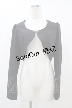 画像1: Sheglit / "Del Fiore"ボレロ  ブラック H-25-09-11-1017-EL-TO-KB-ZH