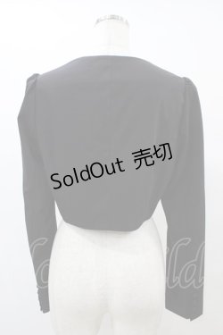 画像2: Sheglit / "Del Fiore"ボレロ  ブラック H-25-09-11-1017-EL-TO-KB-ZH