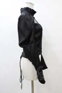 画像3: ATELIER BOZ / ミランダブラウス  ブラック H-25-09-11-1018-EL-BL-KB-ZH