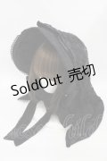 Ozz oneste / ヴェール付ボンネット  ブラック H-25-09-11-1002-OO-ZA-KB-ZH
