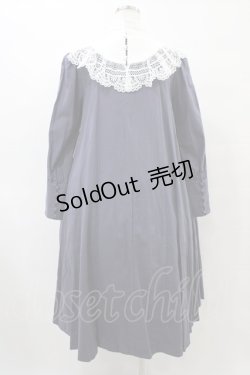 画像2: Sheglit / "聖譚曲"タックワンピース M ダルブルー H-25-09-11-1021-EL-OP-KB-ZH