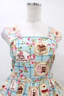 画像4: Shirley Temple / ローズカフェプリントジャンパースカート 160 ミント H-25-09-11-1024-ET-OP-KB-ZH