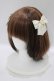 画像1: Amavel / Meltymelt Chocolateダブルリボンクリップ  オフ H-25-09-11-056-CA-AC-NS-ZH (1)
