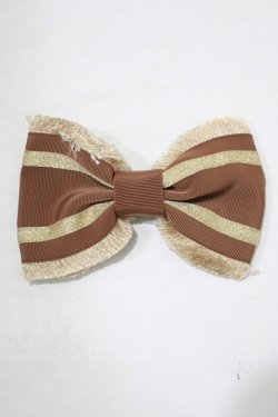 画像2: Angelic Pretty / Royalフリンジバレッタ  ブラウン H-25-09-11-059-AP-AC-NS-ZH