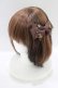 画像1: Shortcake poodle / グログランリボンバレッタ  ブラウン H-25-09-11-061-LO-AC-NS-ZH (1)