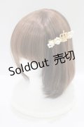 JESUS DIAMANTE / スペシャル王冠バレッタ  ゴールド/クリア H-25-09-11-062-JE-AC-NS-ZH