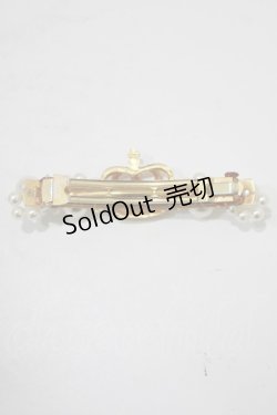 画像3: JESUS DIAMANTE / スペシャル王冠バレッタ  ゴールド/クリア H-25-09-11-062-JE-AC-NS-ZH