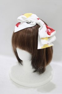 LIEF / 10thアニバーサリーリボンカチューシャ  白 H-25-09-11-066-LO-AC-NS-ZH