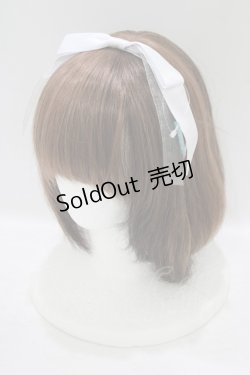 画像1: LODISPOTTO / パールリボンカチューシャ  オフ H-25-09-11-069-LO-AC-NS-ZH