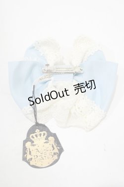 画像3: ALICE and the PIRATES / ロージアエンプレスリボンバレッタ  サックス H-25-09-11-071-PA-AC-NS-ZH