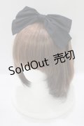 Heart E / リボンカチューシャ  ブラック H-25-09-11-074-LO-AC-NS-ZH