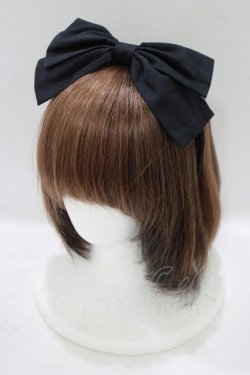 画像1: Heart E / リボンカチューシャ  ブラック H-25-09-11-074-LO-AC-NS-ZH