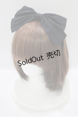画像1: Heart E / リボンカチューシャ  ブラック H-25-09-11-074-LO-AC-NS-ZH