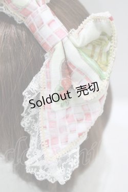 画像2: BABY,THE STARS SHINE BRIGHT / 覚めない夢をみるための Re・ci・pe柄カチューシャ  ピンク H-25-09-11-075-BA-AC-NS-ZH