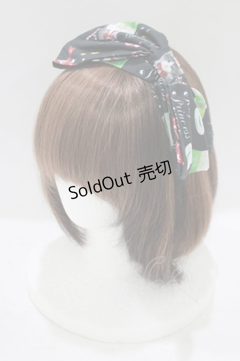 画像1: Royal Princess Alice / ニャイスクリームソーダカチューシャ  ブラック H-25-09-11-076-LO-AC-NS-ZH (1)