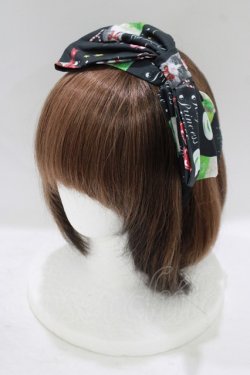 画像1: Royal Princess Alice / ニャイスクリームソーダカチューシャ  ブラック H-25-09-11-076-LO-AC-NS-ZH