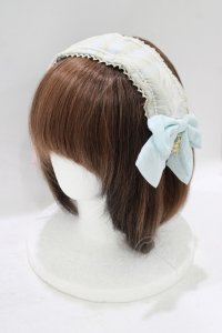 metamorphose / バレリーナ風カチューシャ  サックス H-25-09-11-077-ME-AC-NS-ZH