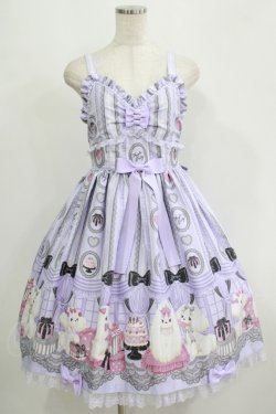画像1: Angelic Pretty / Princess Puppyジャンパースカート Free ラベンダー H-25-09-11-006-AP-OP-NS-ZH