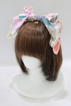 画像1: BABY,THE STARS SHINE BRIGHT / 天体のHarmonia〜天使の如く歌う星界の旋律〜柄カチューシャ  ピンク H-25-09-11-078-BA-AC-NS-ZH