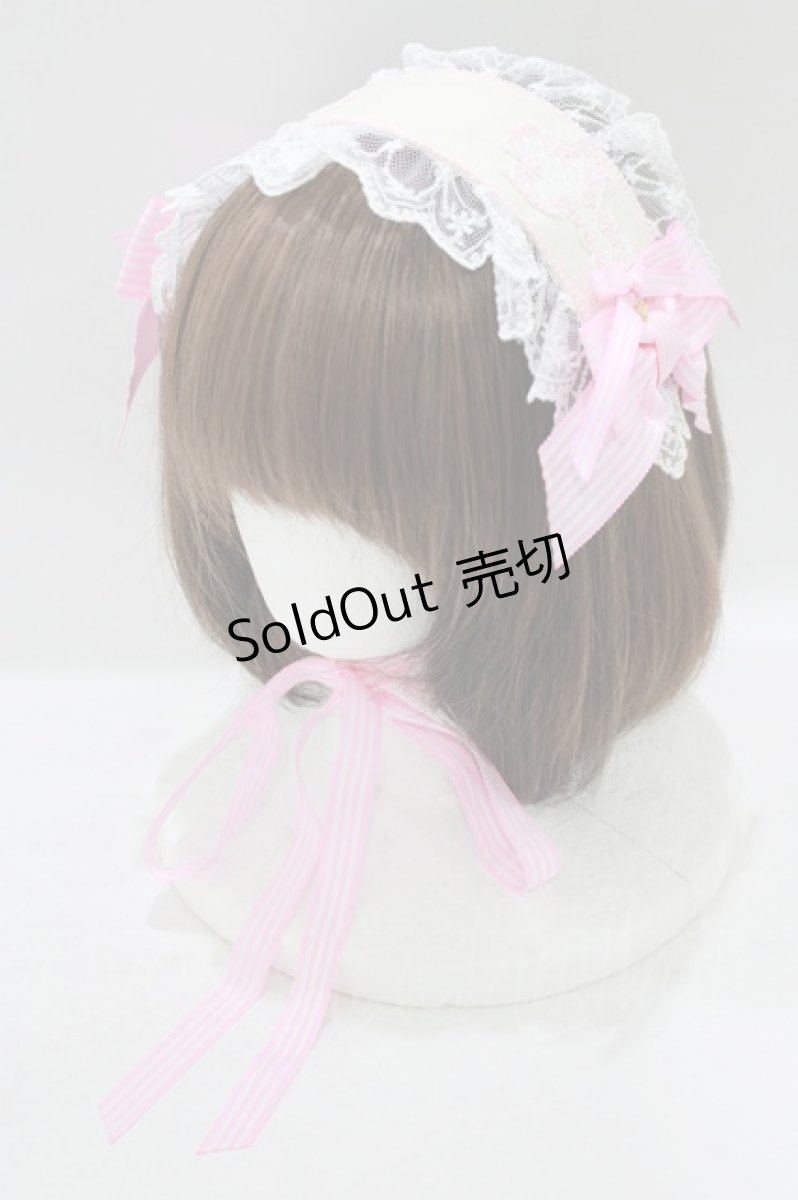 画像1: BABY,THE STARS SHINE BRIGHT / Margarethaヘッドドレス  ピンク H-25-09-11-080-BA-AC-NS-ZH (1)