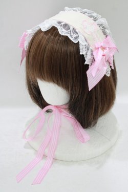 画像1: BABY,THE STARS SHINE BRIGHT / Margarethaヘッドドレス  ピンク H-25-09-11-080-BA-AC-NS-ZH