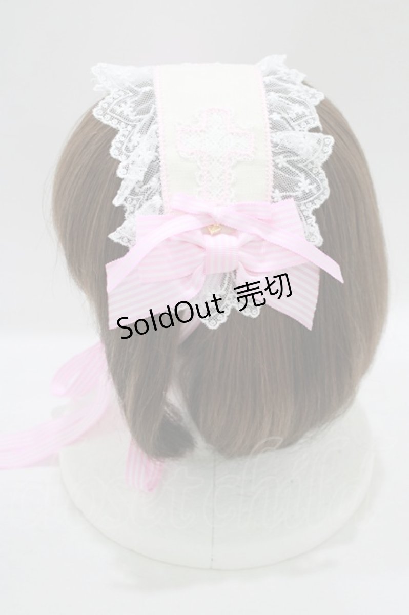 画像2: BABY,THE STARS SHINE BRIGHT / Margarethaヘッドドレス  ピンク H-25-09-11-080-BA-AC-NS-ZH (2)