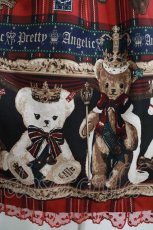 画像4: Angelic Pretty / British Bearカットワンピース Free レッド H-25-09-11-007-AP-OP-NS-ZH (4)