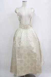 Amavel / Classic Latteジャカードロングスカート Free アイボリー H-25-09-11-008-CA-SK-NS-ZH