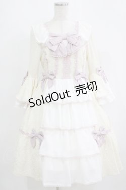 画像1: axes femme kawaii / メアリー姫袖ドレス M 生成り H-25-09-11-010-AX-OP-NS-ZH