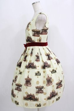 画像2: LIEF / レトロカルーセル・スクエアーネックジャンパースカートセット M クリーム H-25-09-11-012-LO-OP-NS-ZH