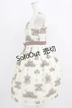 画像2: LIEF / レトロカルーセル・スクエアーネックジャンパースカートセット M クリーム H-25-09-11-012-LO-OP-NS-ZH