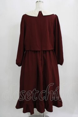 画像3: m petit by misako / サンリオキャラクターズコラボ マイメロディワッペン付きワンピース LL ワイン H-25-09-11-015-LO-OP-NS-ZH