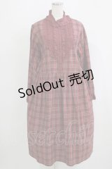 PINK HOUSE / オリジナルチェックミディワンピース Free ワイン H-25-09-11-016-LO-OP-NS-ZH