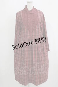 PINK HOUSE / オリジナルチェックミディワンピース Free ワイン H-25-09-11-016-LO-OP-NS-ZH