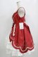 画像2: Angelic Pretty / スカラップレースドールジャンパースカート Free レッド H-25-09-11-002-AP-OP-NS-ZH (2)