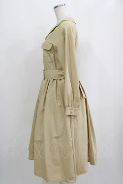 画像2: an another angelus / アウトポケット開襟シャツワンピース Free L/BEIGE H-25-09-11-018-CA-OP-NS-ZH