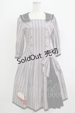 画像1: ALICE and the PIRATES / ラブエアメールアップリケワンピース Free グレー H-25-09-11-019-PA-OP-NS-ZH