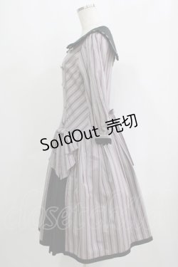 画像2: ALICE and the PIRATES / ラブエアメールアップリケワンピース Free グレー H-25-09-11-019-PA-OP-NS-ZH