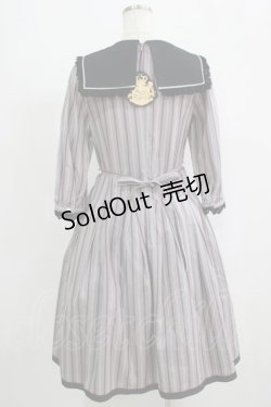 画像3: ALICE and the PIRATES / ラブエアメールアップリケワンピース Free グレー H-25-09-11-019-PA-OP-NS-ZH