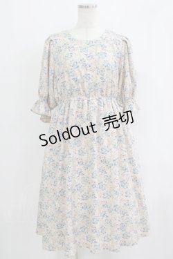 画像1: DearMyLoveRose / 前後2WAYリボンワンピース LL アイボリー H-25-09-11-020-EL-OP-NS-ZH