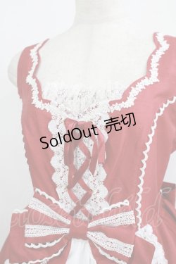 画像4: Angelic Pretty / スカラップレースドールジャンパースカート Free レッド H-25-09-11-002-AP-OP-NS-ZH