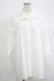 画像1: Jane Marple Dans Le Salon / Front ribbon shirt M ホワイト H-25-09-12-028-JM-BL-KB-ZH (1)