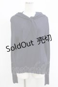 Jane Marple Dans Le Salon / Cotton cashmere stole turtleneck sweater M ネイビー H-25-09-12-035-JM-TO-KB-ZH