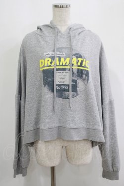 画像1: Candy Stripper / DRAMATIC HOODIE 2 グレー H-25-09-12-039-PU-TO-KB-ZH