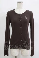 Emily Temple cute / キャサリンカーディガン  茶 H-25-09-12-042-ET-TO-KB-ZH