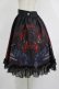画像2: ATELIER PIERROT / Rose Gardenスカート  ダークレッド H-25-09-12-005-EL-SK-KB-ZH (2)