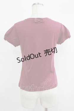 画像3: Shirley Temple / ロゴ刺繍カットソー 160 ボルドー H-25-09-12-043-ET-TO-KB-ZH