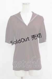 Jane Marple / セーラーカットソー  ボルドー H-25-09-12-044-JM-TO-KB-ZT369